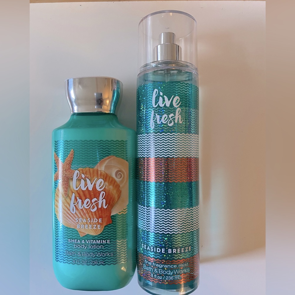 Bath & Body Works Duo ~ Live Fresh ~